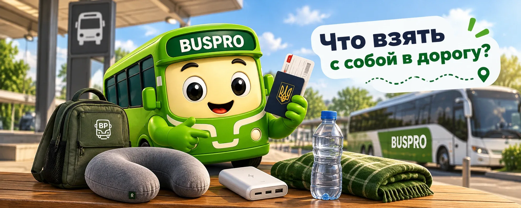 Что взять с собой в дорогу на автобусе — Buspro24